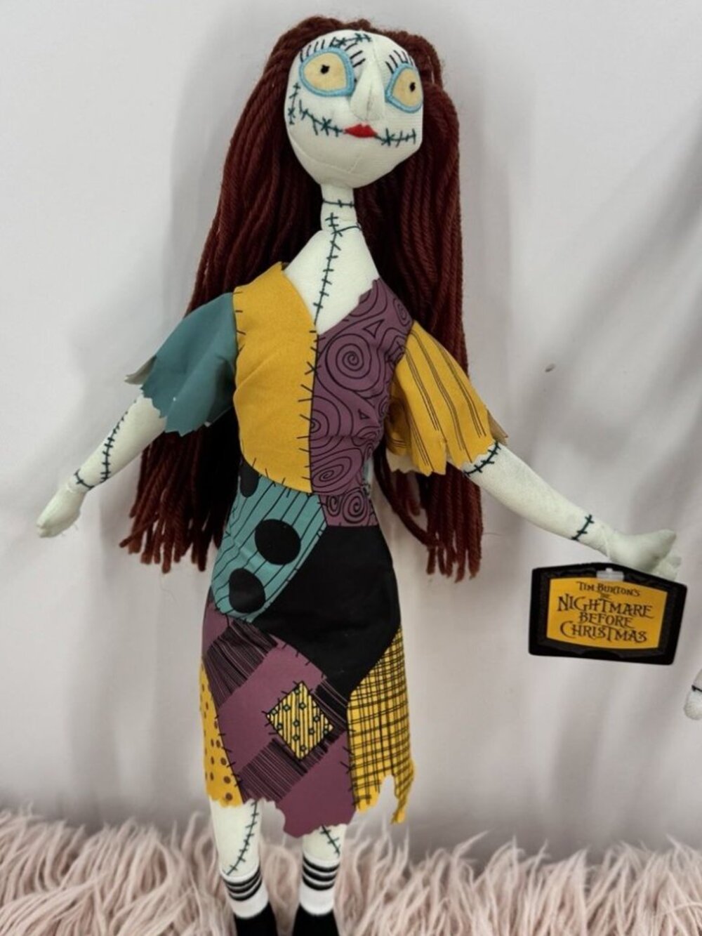 RARE 2004 NECA Jack Skellington and Sally Plush dolls Nightmare Before Christmas - Picture 2 of 16